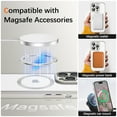 thumbnail image 2 of TELASO Metallic iPhone 14 Pro Case with Camera Lens Full Protection Compatible with MagSafe Wireless Charging,Shockproof Electroplated Tpu Phone Case for iPhone 14 Pro Silver, 2 of 8