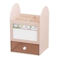 thumbnail image 1 of ziyahi Drawer Multifunctional Heavy Duty Sundries Rack Showcase Display Large Capacity Holder Home Office Bathroom Shelf Pink, 1 of 5