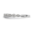 thumbnail image 3 of 14K White Gold Ring Band Wedding Diamond Round, 3 of 7