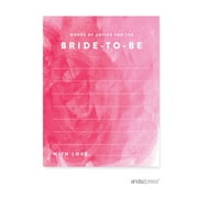 Words of Wisdom - Bride To Be Pink Watercolor Wedding Bridal Shower Game Cards, 20-Pack