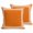 Orange, variant on Throw Pillow Covers 18x18 Inch Set of 2 Grey Key Pattern Decorative Pillows Cushion Case Soft Square Pillowcases Geometric Art Throw Pillows for Couch Sofa Bed Chair Home Decor