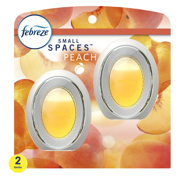 Febreze Small Spaces Air Freshener Peach, .25 fl. oz., Pack of 2