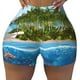 thumbnail image 2 of Fotbe Island And Coral Reef Shorts Sin Costuras – Shorts Deportivos de Cintura Alta para Mujer, Elásticos para Gimnasio, Yoga, Running o Ciclismo-Large, 2 of 8