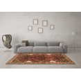 thumbnail image 3 of Ahgly Company Indoor Round Persian Brown Traditional Area Rugs, 3' Round, 3 of 4
