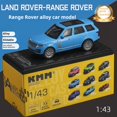 thumbnail image 4 of KMM 1/43 LR-Rover Nameplate Edition Alloy Car Model Miniature Diecast Metal Off Road SUV Simulated Design Exquisite Box Kid Toy Black Box, 4 of 5