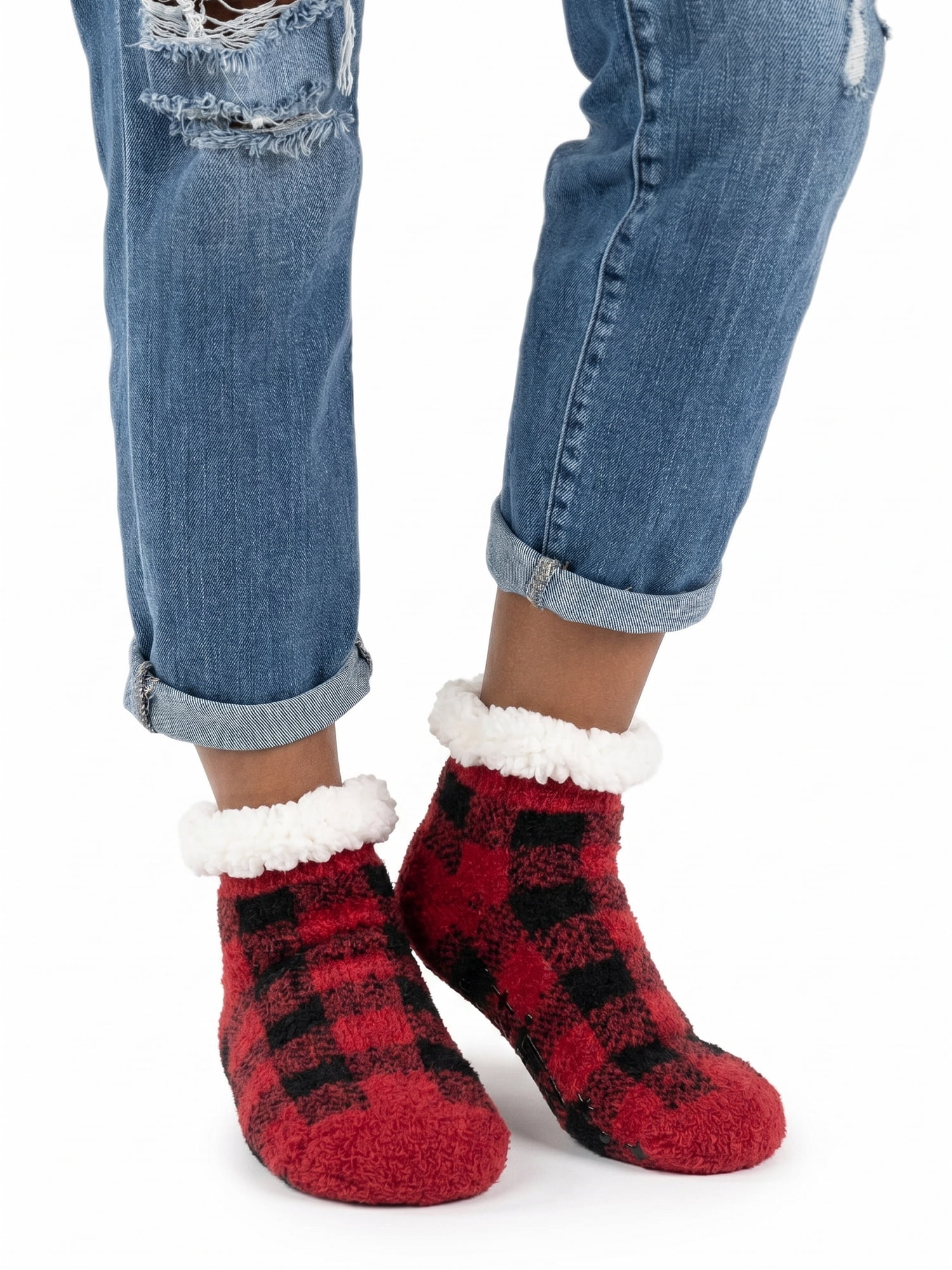 MUK LUKS Women's Short Cabin Socks, 1-Pack, OSFM