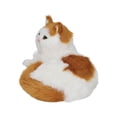 thumbnail image 4 of Synthetic Fur Cat Figurine, Bright Color Simulation Cat Figurine Exquisite Lifelike  For Living Room, 4 of 8