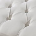 thumbnail image 5 of Inspired Home Quinn Linen Button Tufted Nailhead Trim Ottoman Bench, 5 of 8