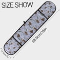 thumbnail image 3 of Yayeee Double Oven Mitt Kitchen Heat Resistant Baking 35" x7" Quilted Cotton Glove, Purple Otters Pattern, 3 of 6