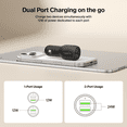 thumbnail image 4 of Belkin 24 Watt Dual USB Car Charger - 2 12W USB A Ports with USB-C Cable for Fast Charging, 4 of 8