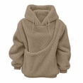 thumbnail image 3 of YUEHUA Dog Mom Sweatshirt, Pet Carrier Hoodie, Loose Fit Casual Pullover with Kangaroo Pocket for Women Girls Fall Winter Comfortable Lounging Pet Walking Wear, 3 of 5