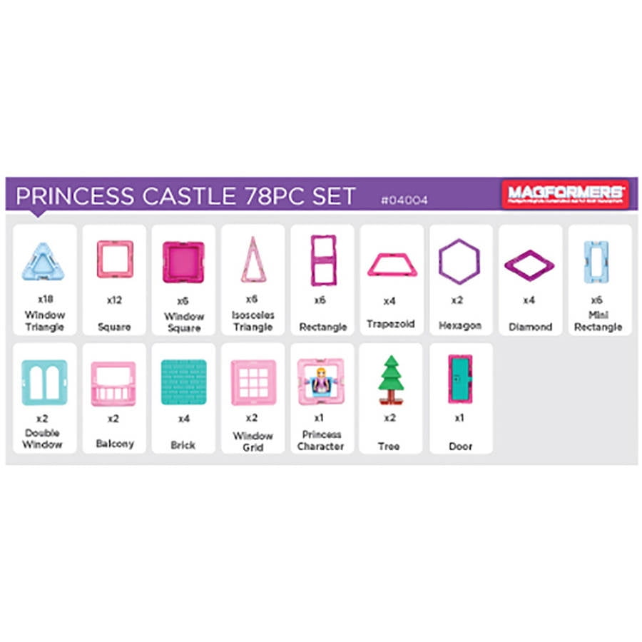 magformers princess castle set