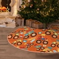 thumbnail image 5 of Sikiie Monster Truck,Truck Cartoon Nativity Christmas Tree Skirt, Jesus Christian Winter Holiday Tree Mat Decoration(30-48IN)30", 5 of 6
