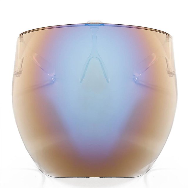 Visera universal para gafas, cubierta para todo el rostro, gafas protectoras, protector facial de moda