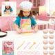 thumbnail image 5 of "Juego De 26pz Disfraces De Chef Para Niños, Incluye Delantal Malubero, Rosa ", 5 of 5