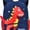 Royal Blue Red, variant on Large Dinosaur Backpack Anti-lost Cute Backpacks with Safety Leash Waterproof Backpack Daypack Travel Bag,Blue Red