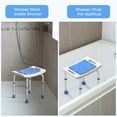 thumbnail image 2 of KEKOY Shower Chair for Inside Shower, FSA/HSA Eligible Medical Alloy Bath Stool for Seniors, Pregnancy & Disabled, Adjustable Support Bathroom Stools for Adults, 2 of 10