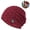 wine red, variant on Sinhoon Hat for Men Winter Warm Hats Knit Slouchy Thick Skull Cap
