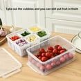 thumbnail image 6 of Ruseen Clear Polypropylene BPA Free Veggie Food Storage Container, 6 of 7