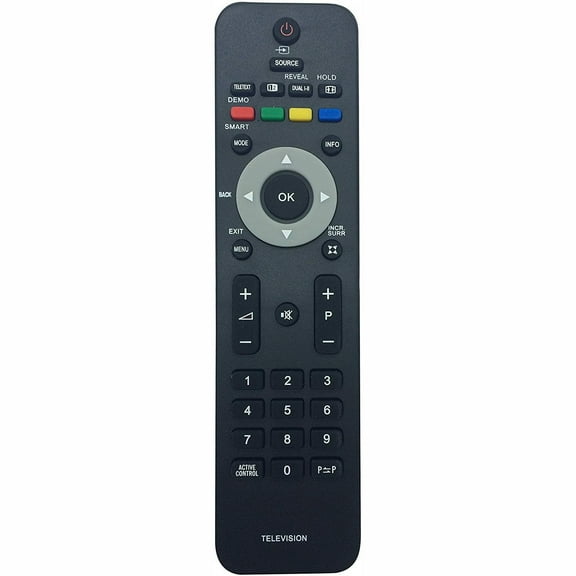 Replacement Remote Control 242254901834 for Philips TV 32PFL5403S/60 22PFL3403 26PFL3403