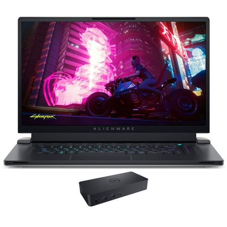 Dell Alienware x17 R1 Gaming Laptop (Intel i7-11800H 8-Core, 17.3" 360Hz Full HD (1920x1080), NVIDIA RTX 3070, 16GB RAM, 1TB PCIe SSD, Backlit KB, Wifi, USB 3.2, HDMI, Win 11 Pro) with D6000 Dock