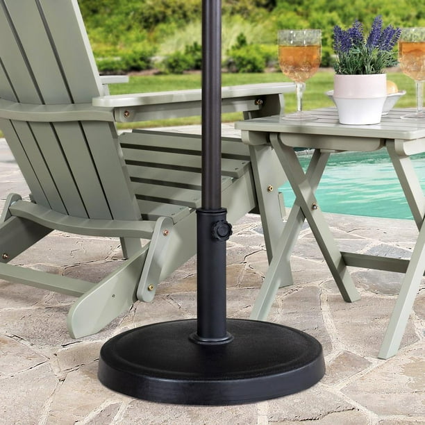 Sunjoy Universal Black 30 lb. Patio Umbrella Base ...