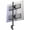 Black, variant on Black Dual LCD Monitor Desk Mount Stand, Stacked Vertical 2 Screens up to 34"