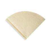 Coffee Filter Papers, 40 Pcs Cone Disposable Unbleached Natural Filter(Wood Color)