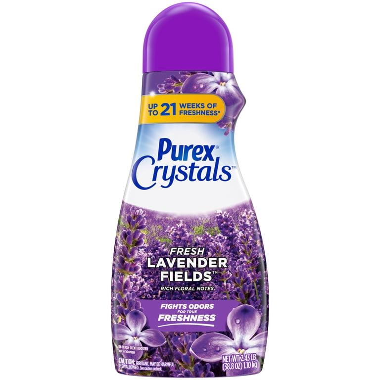 Purex Crystals Laundry Scent Booster, Fresh Lavender Fields, 39oz photo 1