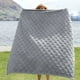 thumbnail image 3 of Manta de cama para sofá, 130 x 180 cm, color gris plateado, 3 of 8