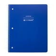 U Style Antimicrobial 1 Subject Notebook with Microban®, 80 Sheets