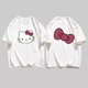 thumbnail image 1 of Sanrio-Camiseta de algodón con estampado de Hello Kitty para hombre y mujer, camisa informal de manga corta con estampado divertido de Anime, Harajuku, Y2K, 1 of 6