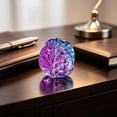 thumbnail image 7 of Colorful Glass Walnut Figurine Ornament,Simulation Walnut Tabletop Decor,Shiny Crystal Style Collectible Statue,Decorative Accent for Shelf Windowsill,Nice Christmas Gift for Collectors and Elders, 7 of 7