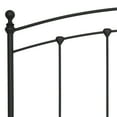 thumbnail image 5 of Sanford Metal Headboard Panel with Castings and Round Finial Posts, Matte Black Finish, Twin, 5 of 5