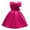 Hot Pink, variant on Tbopshirt Baby Girls Dresses,Toddler Girl Dresses,Toddler Girls Solid Color Temperament Bowknot off Shoulder Pleated Skirt Birthday Party Gown Long Dresses