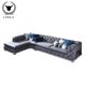 thumbnail image 4 of American light luxury solid wood cloth sofa living room European large family senior gray corner sofa furniture My Lux Decor Round, 4 of 6