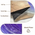 thumbnail image 6 of 2.7'x5' Area Rugs, Purple Ombre Coastal Indoor Outdoor Area Rug for Living Room Bedroom, Summer Nautical Beach Ocean Seaside Washable Bathroom Rugs Kitchen Floor Carpet Mats Home Decor Aesthetic, 6 of 8