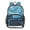 Ocean Surface, variant on PVC Transparent Backpacks Clear Backpack for Travel and Outings Black Paws and Hearts Pattern
