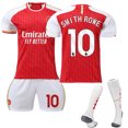 thumbnail image 1 of 2023-2024 Arsenal Home Kids Football Shirt Kit No. 10 SMITH ROWE 8-9 Years, 1 of 5