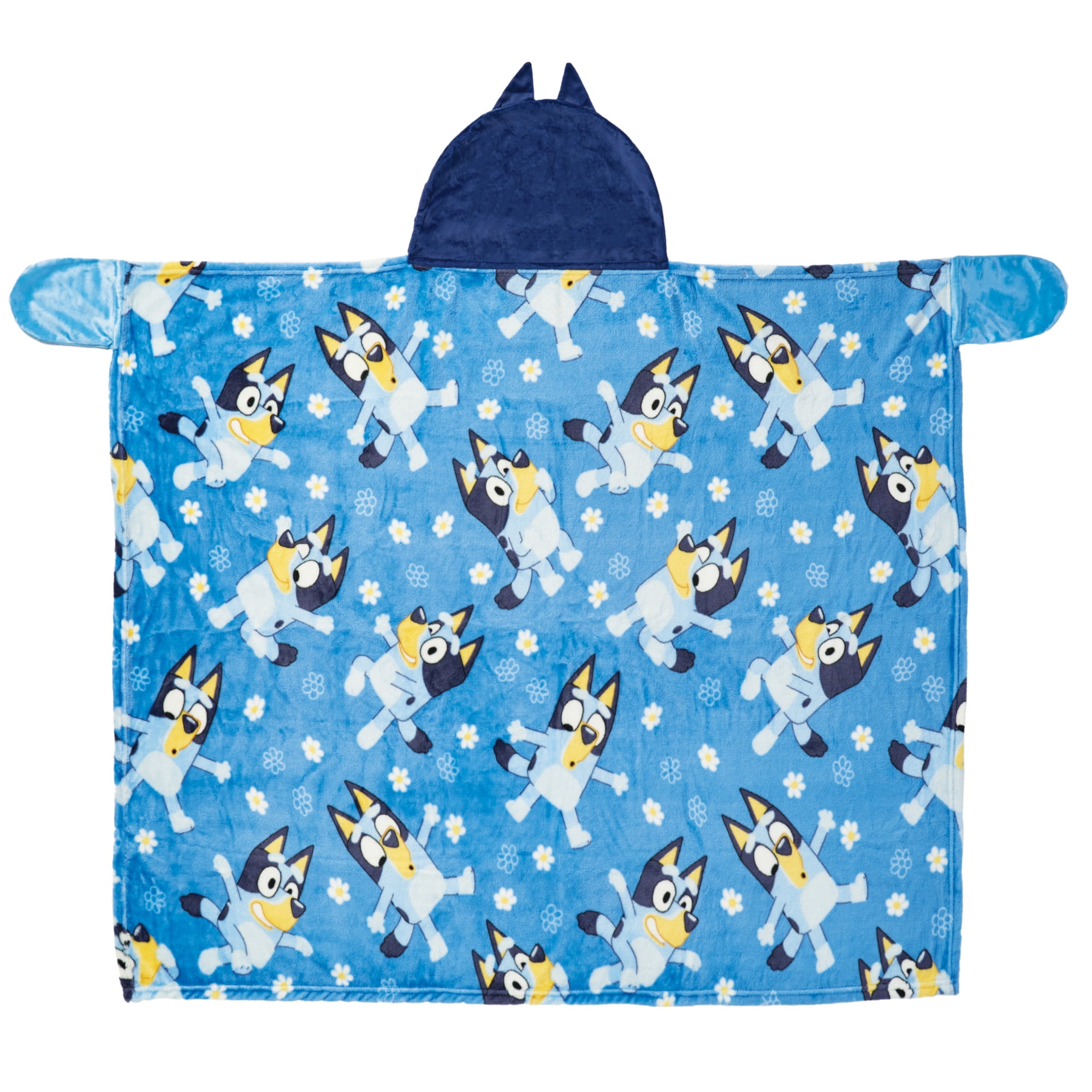 Bluey Dance Away Hooded 3D Sculpted Hood Silk Touch Throw Blanket 40X50 Inches
