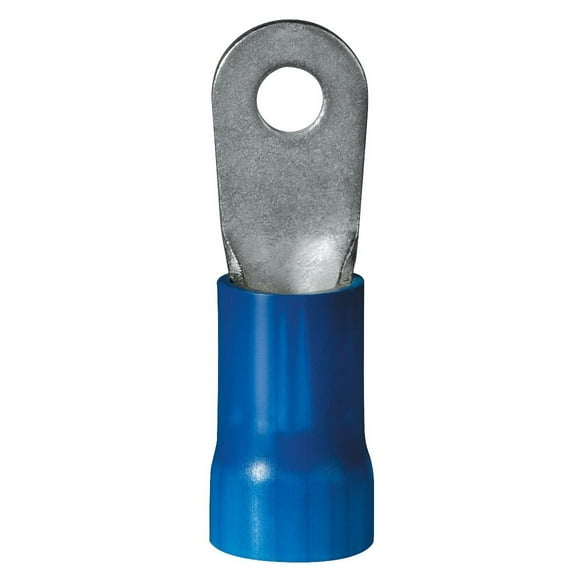 Gardner Bender 6 Ga. Insulated Wire Ring Terminal Blue 4 pk