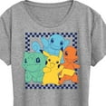 thumbnail image 3 of Pokémon - Group Checker Frame - Women's Short Sleeve Graphic T-Shirt, 3 of 5