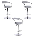 thumbnail image 1 of Heavenly Collection Tabouret réglable avec base en acier inoxydable ENSEMBLE DE 3, 1 of 4