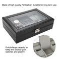 thumbnail image 4 of Watch Box Organizer ,Watch Cases For Men  Box Jewelry Box 8 Slots PU Leather Watch Storage Case Jewelry Display Box Holder Organizer, 4 of 8