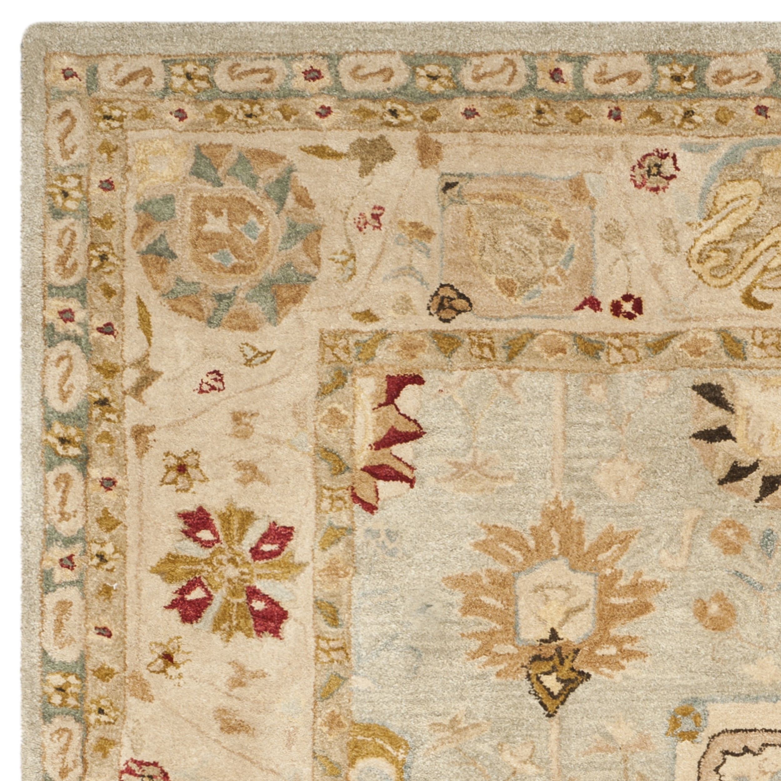 SAFAVIEH Anatolia Scott Traditional Wool Area Rug, Taupe/Beige, 10' x 14'