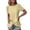 Black, variant on Womens Eyelet V Neck Ruffle Tops Short Sleeve Criss Cross Ruched Shirts Basic Casual Solid Color Blouse