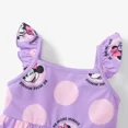 thumbnail image 5 of Disney Baby Girls Minnie Mouse Graphic Ruffled Sleeve Purple Dress (Girls), Size 3M-6T, 5 of 6