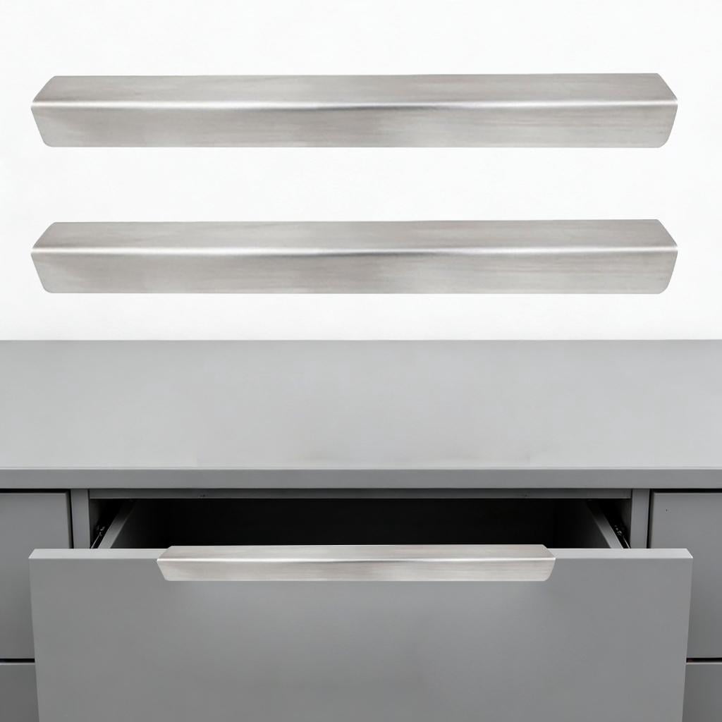 Ywmsfl Steel Cabinet Guards Erosion Resistant Drawer Edges Covers with Adhesive Simple Installation for Modern Kitchens