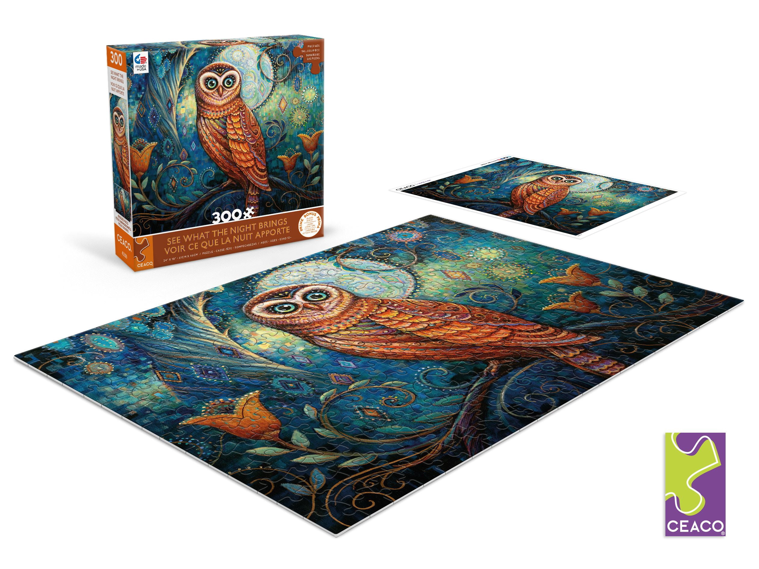 Ceaco See What The Night Brings 300 Piece Interlocking Jigsaw Puzzle