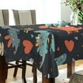 thumbnail image 5 of Yayeee Tablecloths 54" x 54" Rectangle Wrinkle Resistant Party Table Cover, Cute Dinosaur, 5 of 8